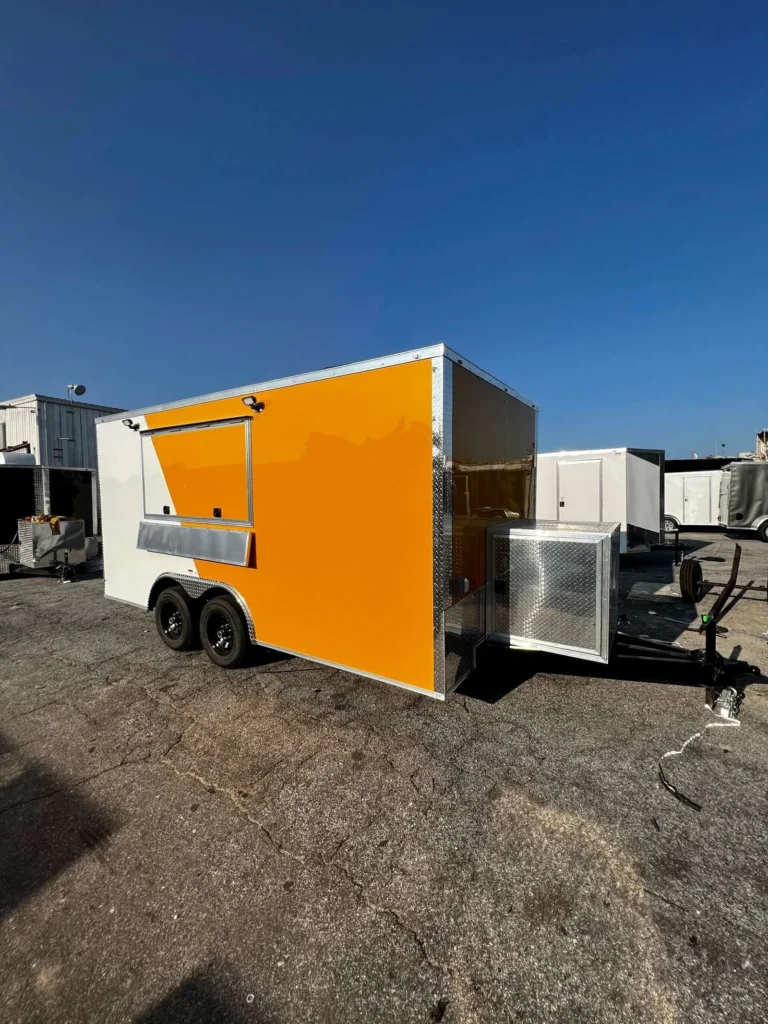 8.5x16 Hook and Line Cargo Custom Concession Trailer for Sale