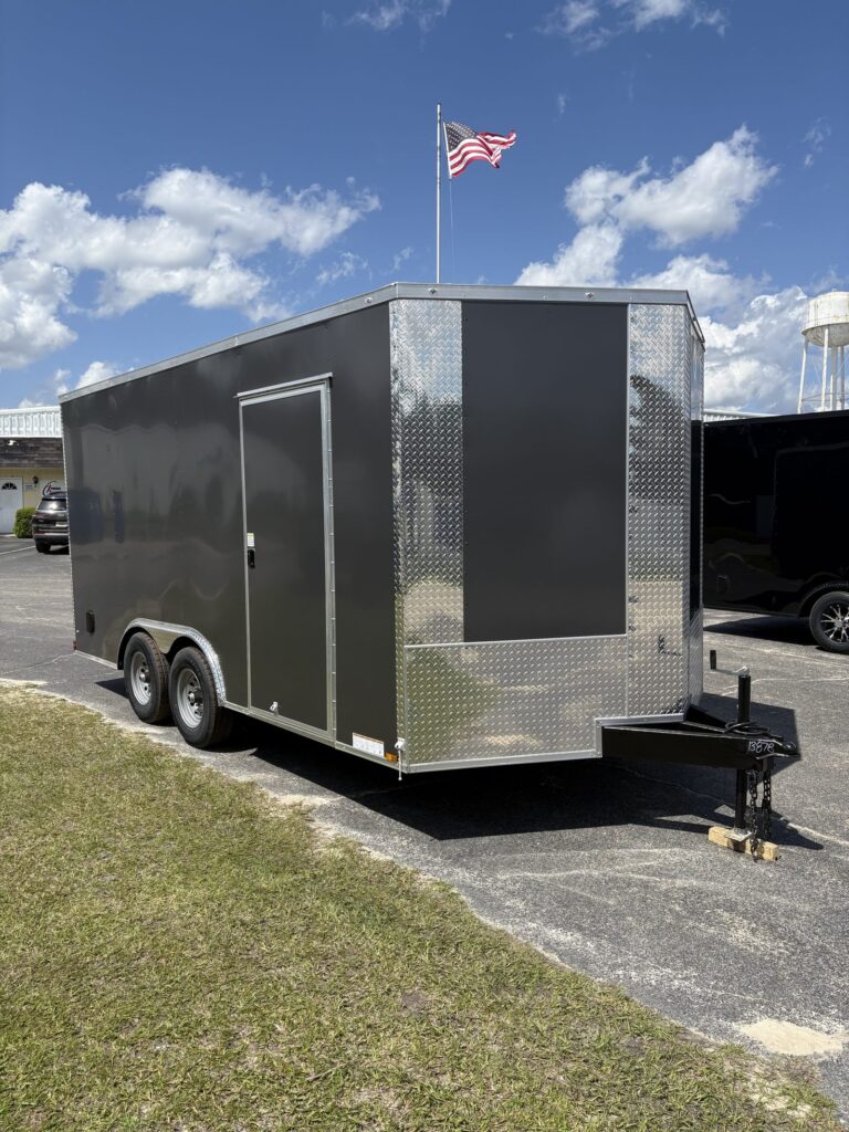 8.5x16TA Xtreme Cargo Charcoal Enclosed Cargo Trailer for Sale