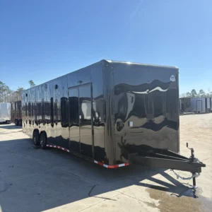 8.5x28TA2 Titanium Cargo Black Blackout Race Trailer