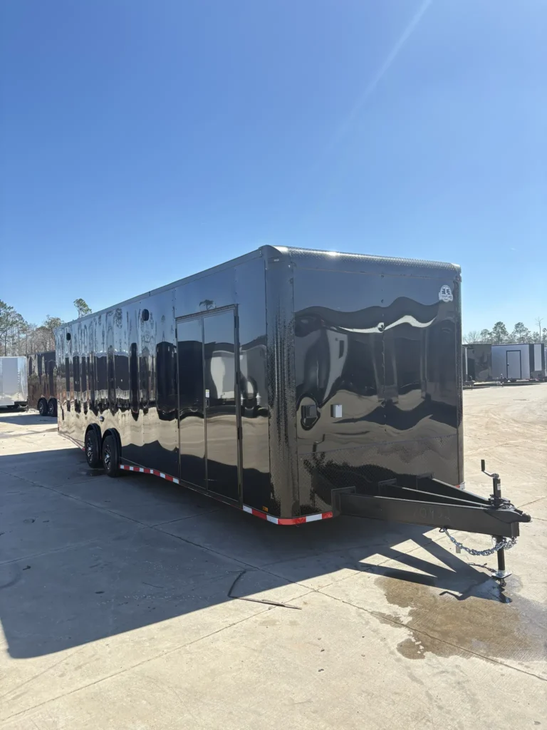 8.5x28TA2 Titanium Cargo Black Blackout Race Trailer