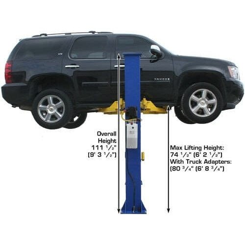 Atlas 9KBPX 9,000 lb Baseplate 2 Post Lift w/ LMA Combo - Image 2