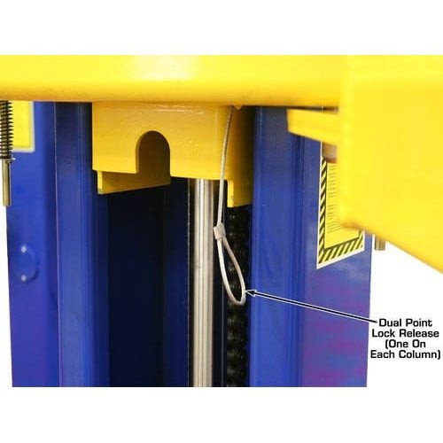 Atlas 9KBPX 9,000 lb Baseplate 2 Post Lift w/ LMA Combo - Image 8