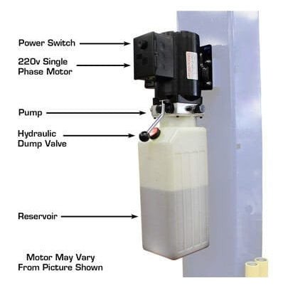 Atlas 9KBPX 9,000 lb Baseplate 2 Post Lift w/ LMA Combo - Image 9
