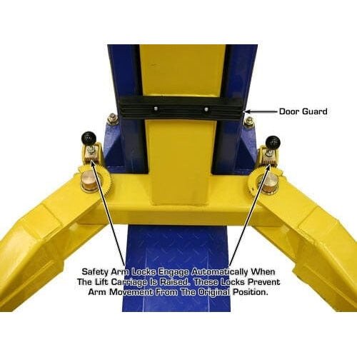 Atlas 9KBPX 9,000 lb Baseplate 2 Post Lift w/ LMA Combo - Image 14