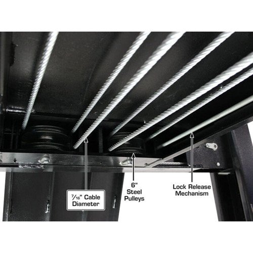 Atlas ALI Certified APEX9 4 Post Lift + RJ6 Rolling Bridge Jacks Combo - Image 12