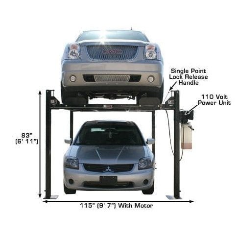 Atlas Garage PRO8000 8,000 lb 4-Post Lift - Image 4