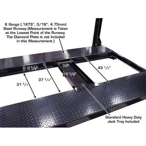 Atlas Garage PRO8000EXT 8,000 lb Extra Tall 4-Post Lift - Image 8