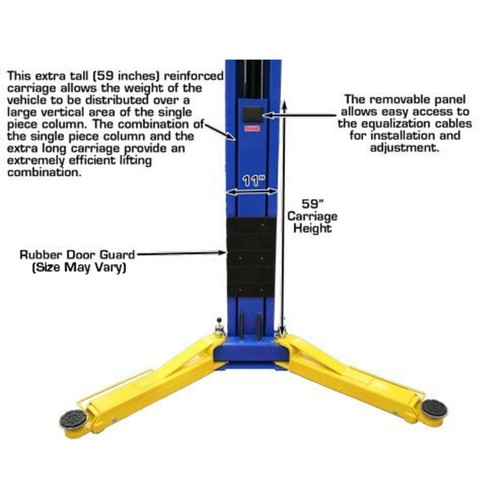 Atlas OHX10000X 10,000 lb Extra Tall 2-Post Lift - Image 12
