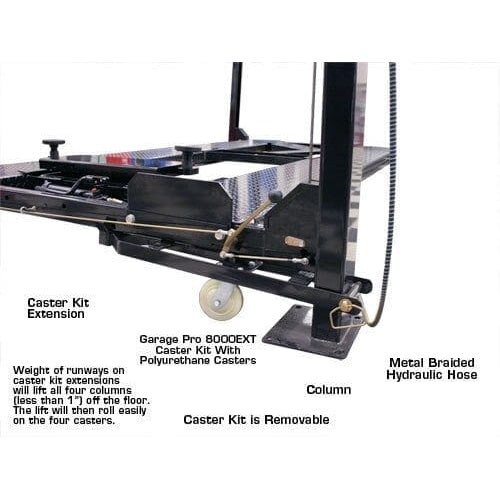 Atlas PRO8000EXT 4 Post Lift + RJ35 Sliding Jacks Combo - Image 10