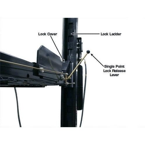 Atlas PRO8000EXT 4 Post Lift + RJ35 Sliding Jacks Combo - Image 13