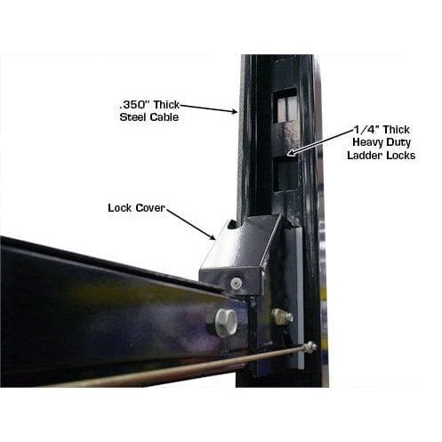 Atlas PRO8000EXT 4 Post Lift + RJ35 Sliding Jacks Combo - Image 14