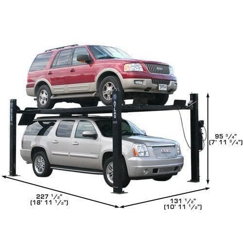 Atlas PRO9000 4 Post Lift + RJ35 Sliding Jacks Combo - Image 2