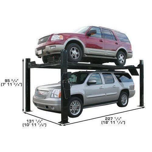 Atlas PRO9000 4 Post Lift + RJ35 Sliding Jacks Combo - Image 3