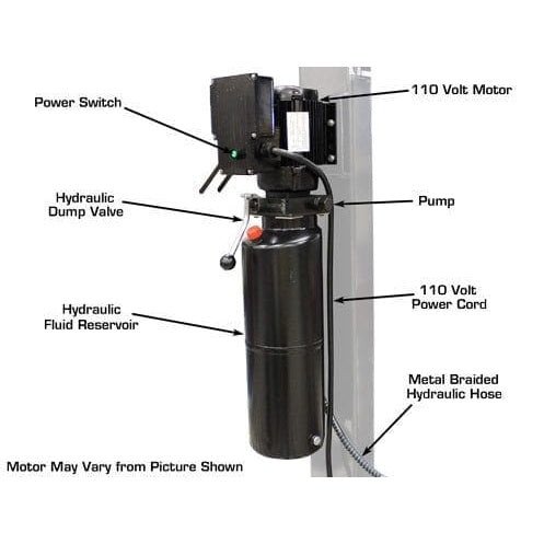 Atlas PRO9000 4 Post Lift + RJ35 Sliding Jacks Combo - Image 12