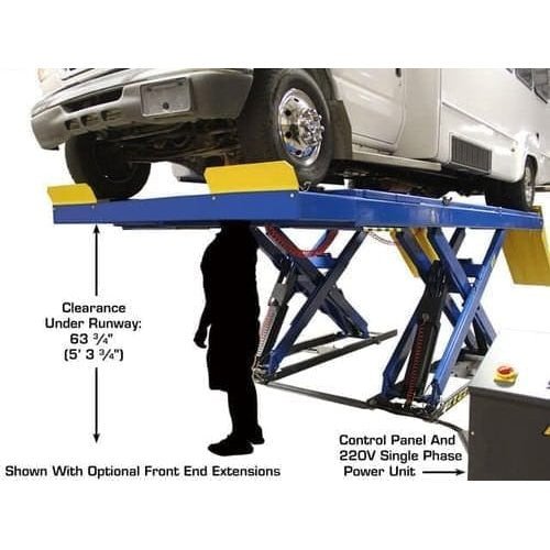 Atlas PX16A Scissor Alignment Lift and RJ8 Rolling Jack Combo - Image 8