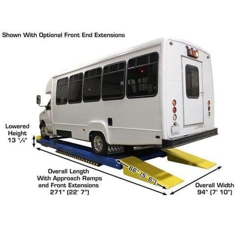 Atlas PX16A Scissor Alignment Lift and RJ8 Rolling Jack Combo - Image 11