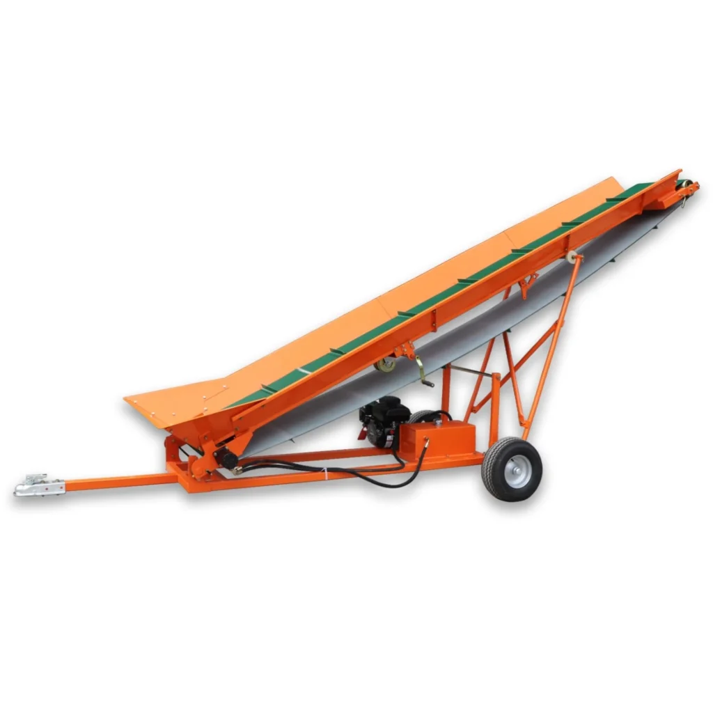 Chery Industrial 6.5HP Firewood Conveyor Max. 9.3ft Lift Height with B&S Engine and 19.7" PVC Belt