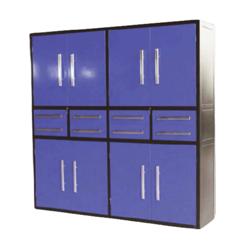 Chery Industrial Steelman 7 ft Storage Cabinet (8 Drawers & 4 Cabinets)