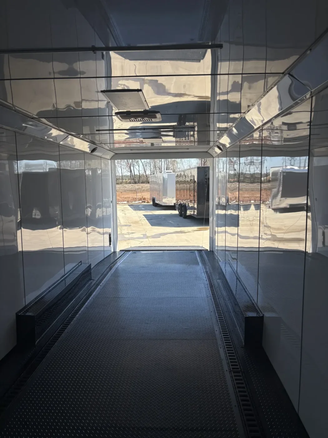 8.5x28TA2 Titanium Cargo Black Blackout Race Trailer - Gallery View 5