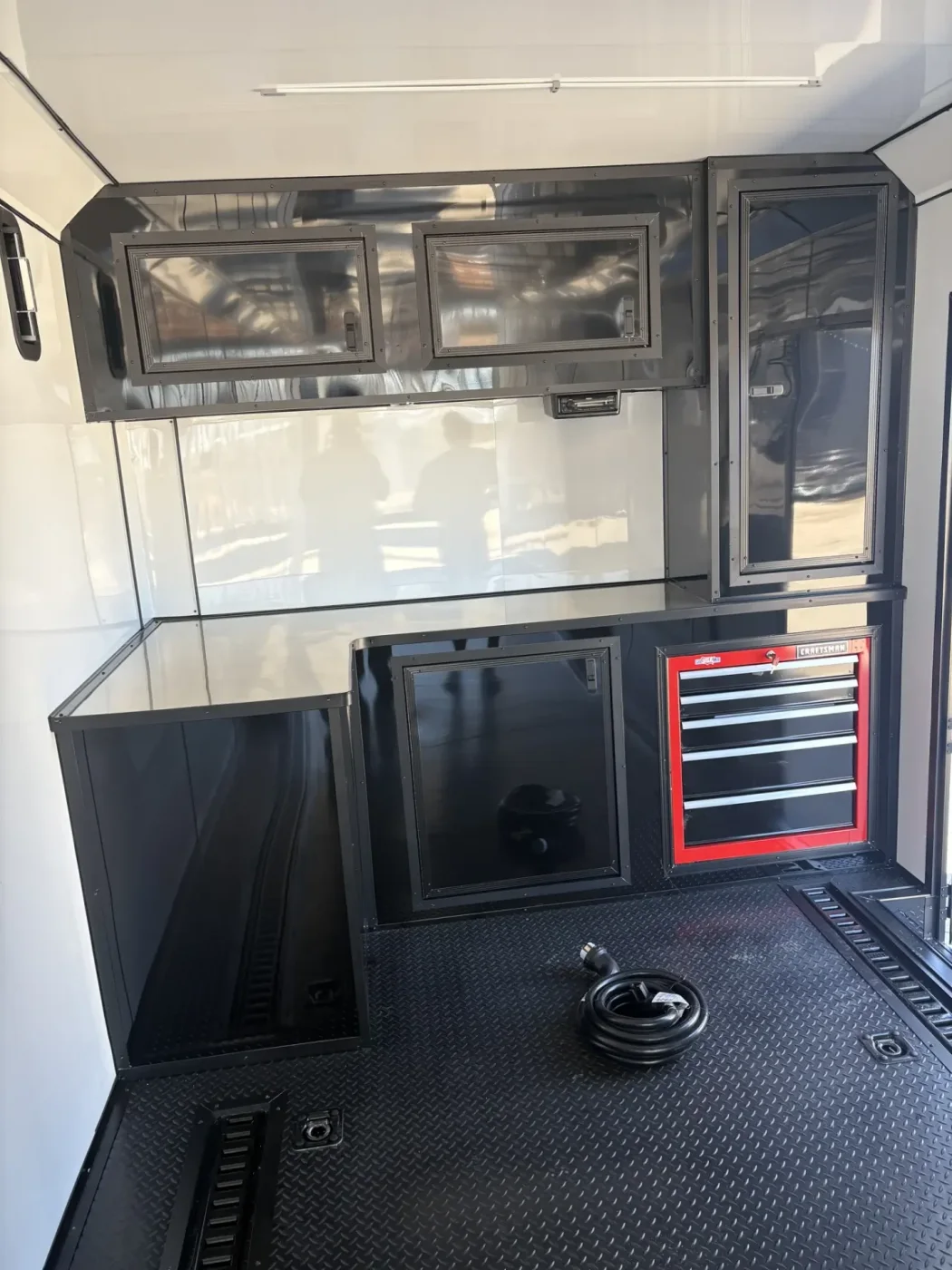 8.5x28TA2 Titanium Cargo Black Blackout Race Trailer - Gallery View 6