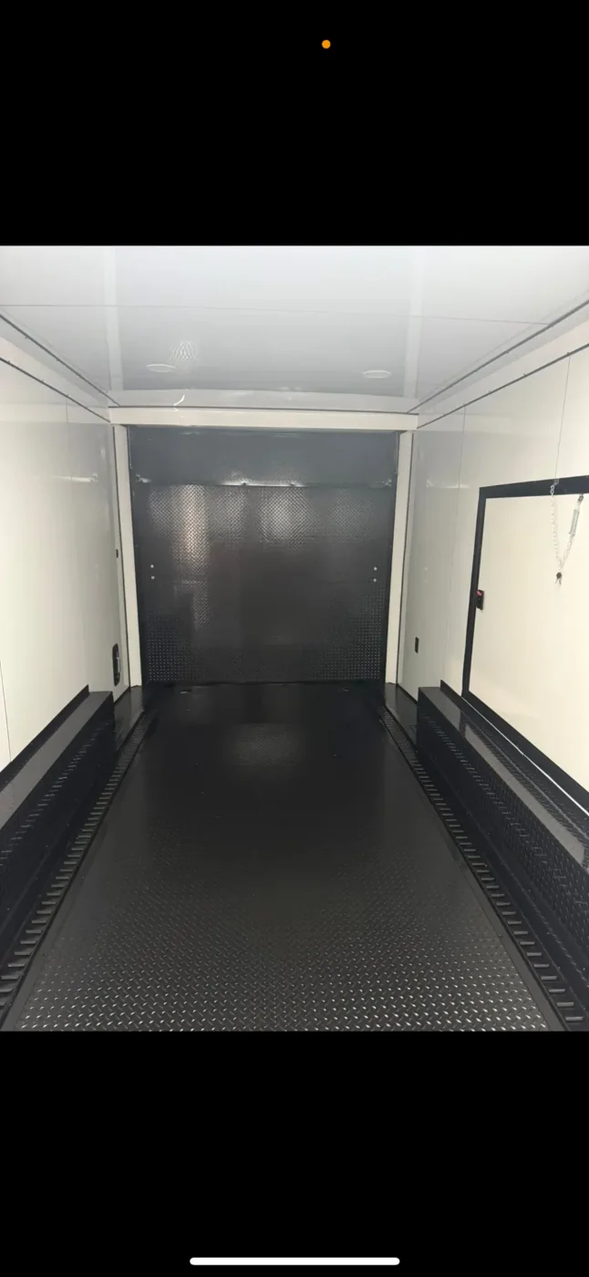 8.5x20TA2 Titanium Cargo Red Blackout Race Trailer - Gallery View 5