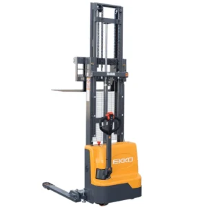 Ekko 2,640 lb Electric Straddle Stacker – 119" Max Lift Height | EB12E