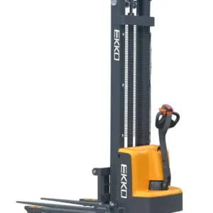 Ekko 2,800 lb Electric Straddle Stacker – 138" Max Lift Height | EB13E-138