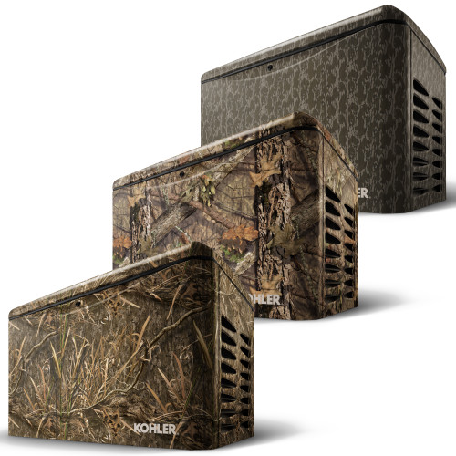 Kohler 14RCA 14kW Generator with Mossy Oak Camo Enclosure