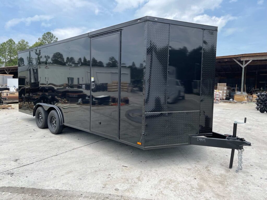 Titanium Cargo 8.5x20 Tandem Axle Black Blackout Enclosed Cargo Trailer