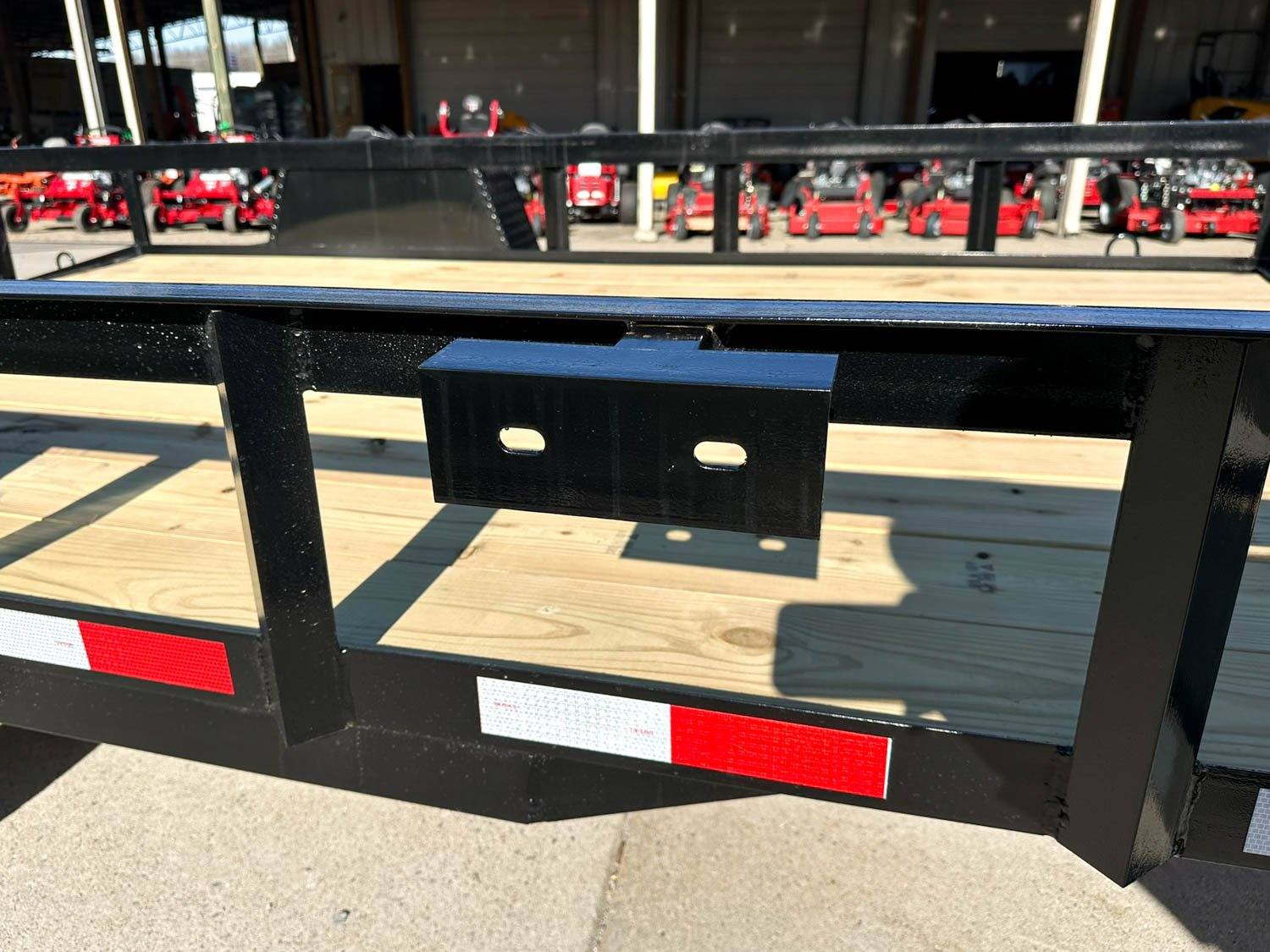 6.4×12 Powder Coated Dovetail Utility Trailer With Gate 3500lb Axle - Image 12