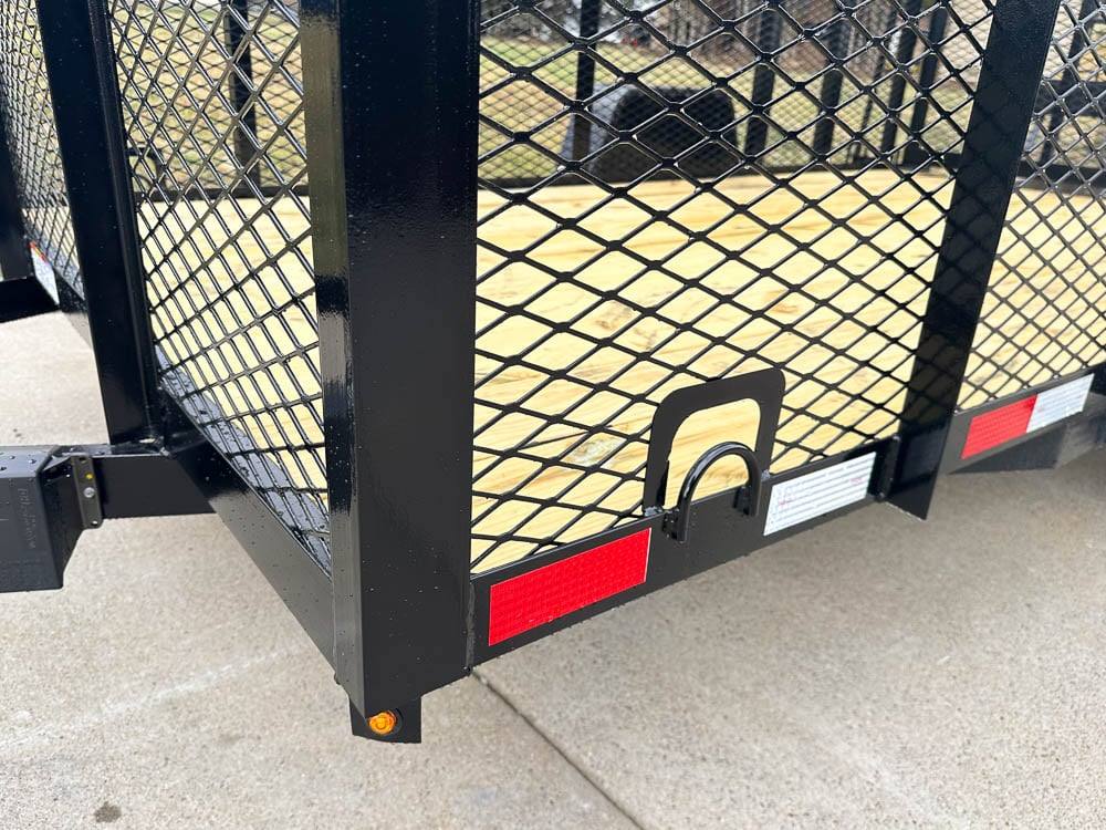 6.4×12 Straight Deck Aluminum Can Recycle Utility Trailer 3,500lb Axle with Brakes - Image 6