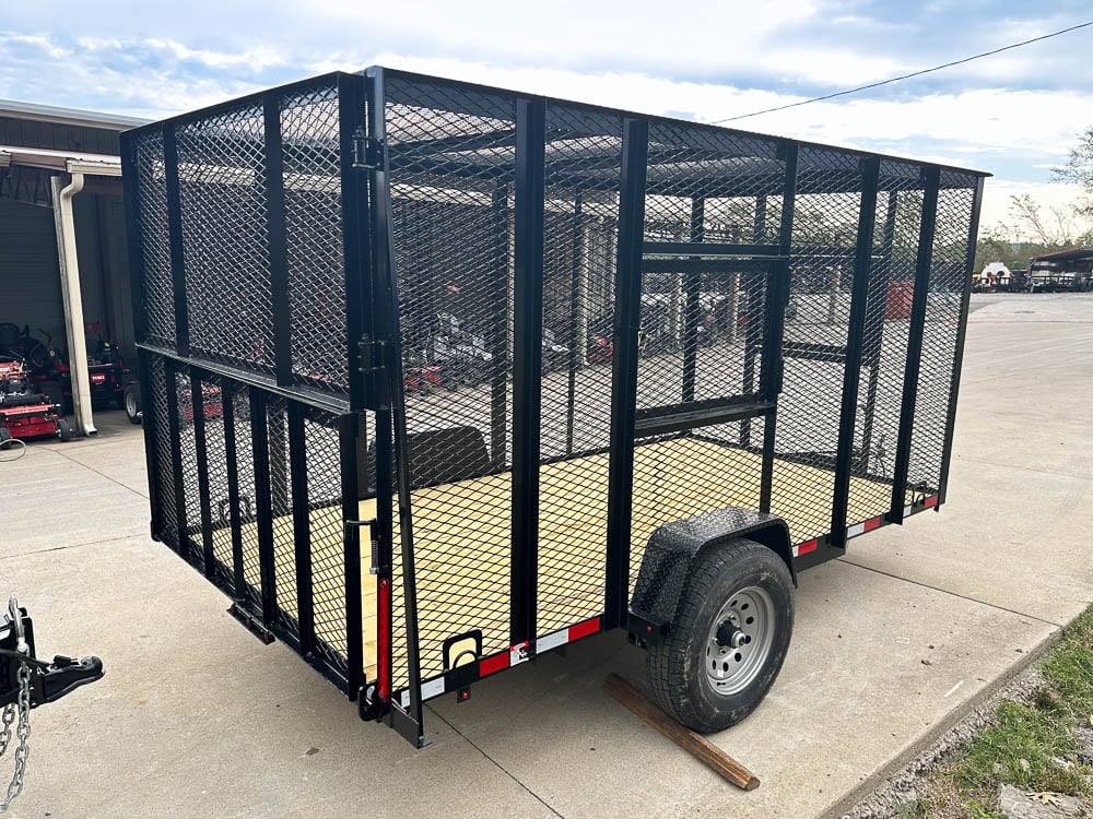 6.4×12 Straight Deck Aluminum Can Recycle Utility Trailer 3,500lb Axle with Brakes - Image 13