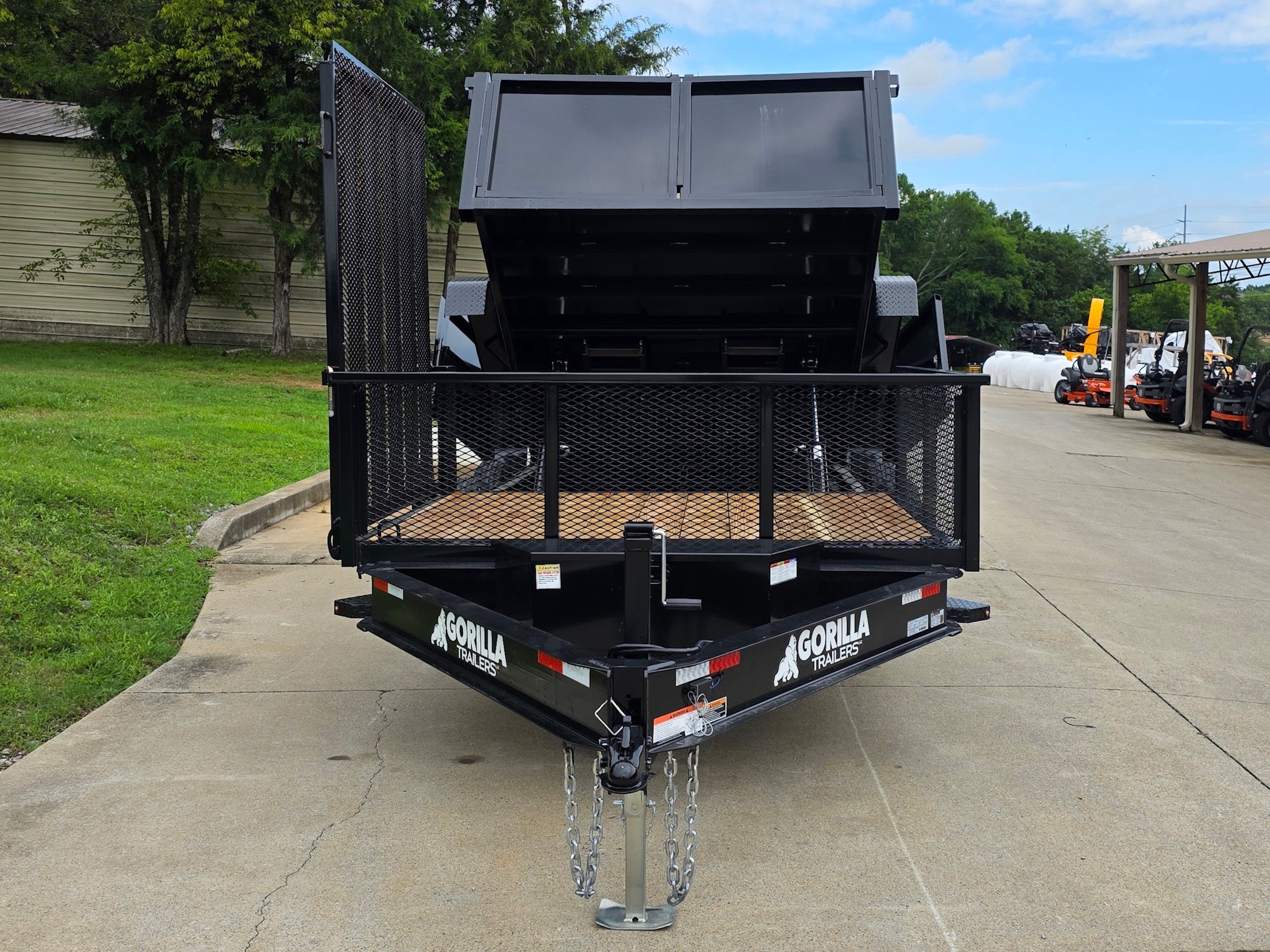 7x16 IBeam Hybrid Hydraulic Dump Trailer with 2ft Sides (2) 6K Axles - Image 8