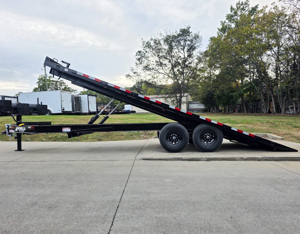 8.5x22 Deckover Hydraulic Tilt Trailer (2) 7,000K Axles 14k GVWR