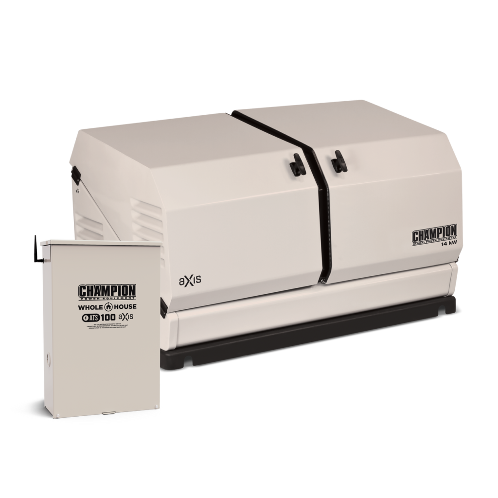 Champion Power Equipment Champion 100835 14kW aXis Generator with 100A SE Transfer Switch