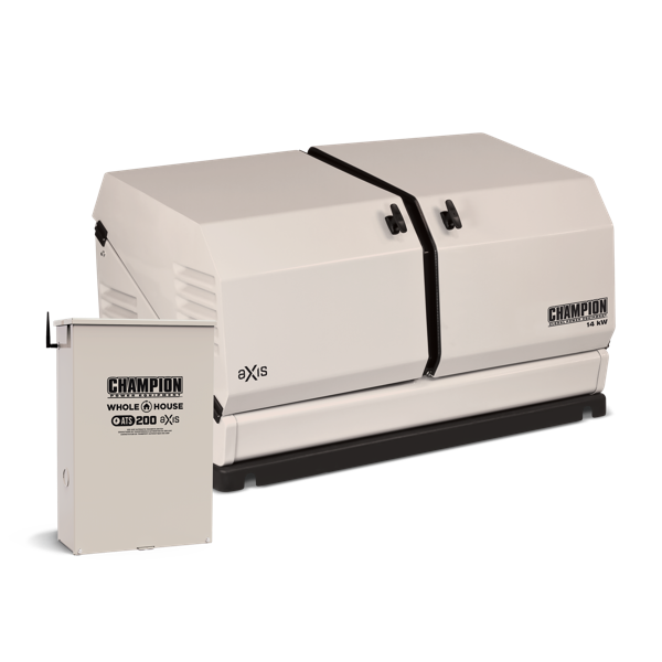 Champion Power Equipment Champion 100837 14kW aXis Generator with 200A SE Transfer Switch