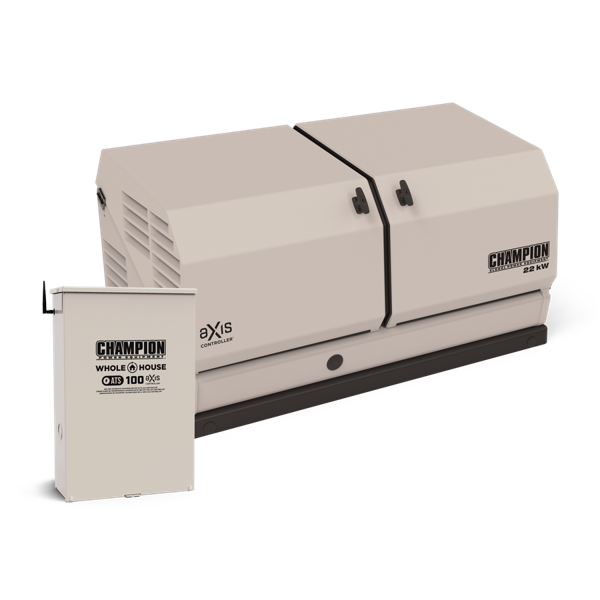 Champion Power Equipment Champion 201220 22kW aXis Generator with 100A SE Transfer Switch